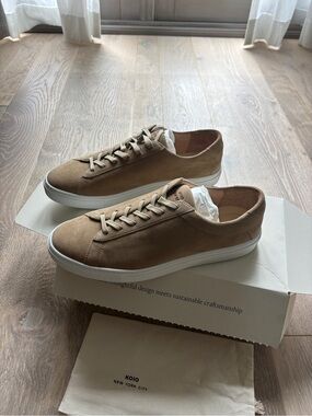 KOIO Capri Suede Sneaker in Cardamom in Size 11